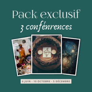 pack 3 conférences sorcellerie magie mysticmoon