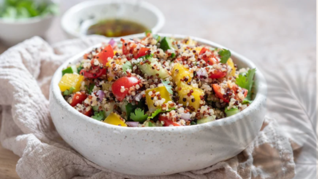 recette solstice d'été salade quinoa vegan