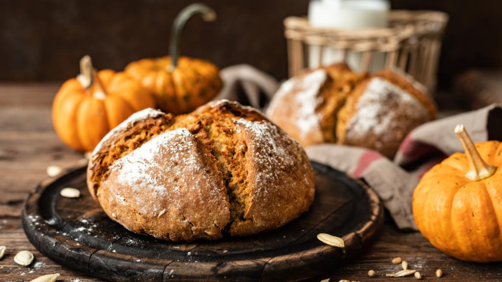 recette samhain pain à la citrouille