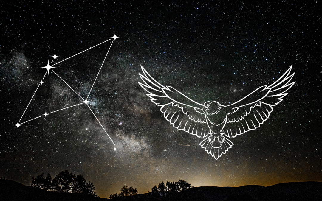 Constellation de l&rsquo;aigle : le messager du ciel